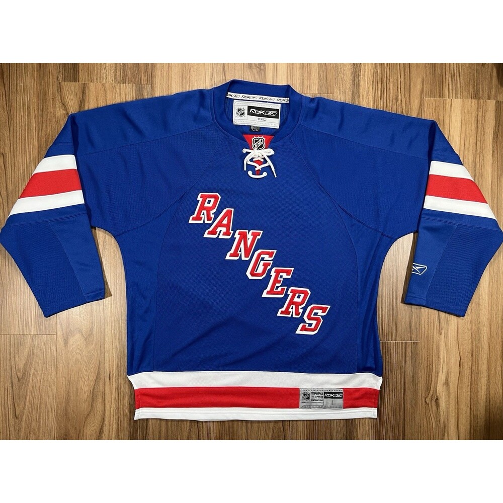 New York Rangers Home Jersey Reebok CCM NHL Hockey Men Large
